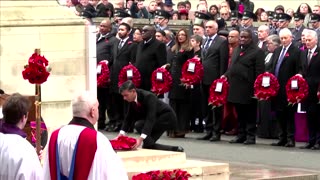 UK’s King Charles, PM Sunak lead remembrance services