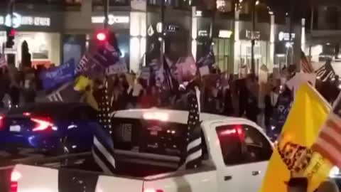 MAGA Rally in CA past 10pm Curfew!!!
