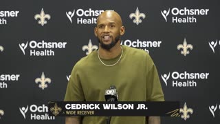 Cedric Wilson Jr.'s 1st Interview | New Orleans Saints