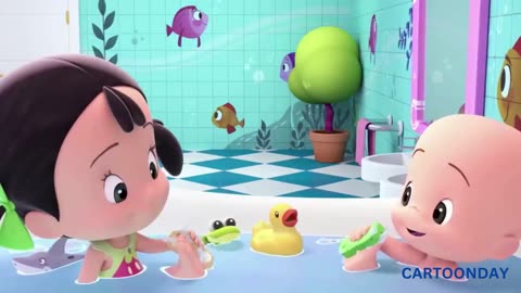 FAVOURITE CARTOON BATH SONG WITH CUQUIN