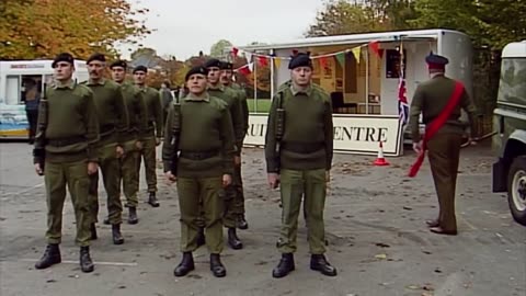 Mr bean funny scenes with army officers...