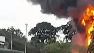 Video: Reportan fuertes explosiones en la vía a Chimitá 2