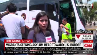 CNN reporter asks immigrant in Mexican caravan is she was raped on journey