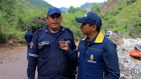 Se habilitó paso provisional en la vía que comunica a Bucaramanga con Matanza