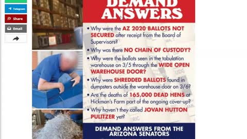 Alleged ballot shredding occurring in Maricopa County, Arizona