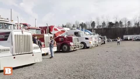 Highlights: U.S. truckers' "The People's Convoy" arrives in Maryland (Day 2)