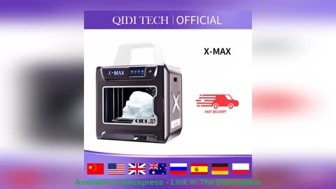 ☑️ QIDI TECH 3D Printer X-MAX Large Size Industrial WiFi High Precision Printing with PLA TPU PC