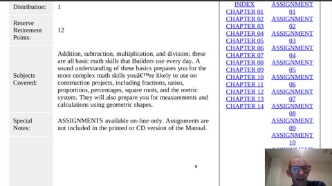 Summary of NAVEDTRA 14043A - Builder (BU) Basic