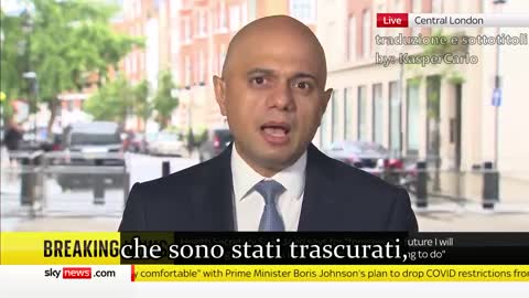 Il nuovo ministro della salute inglese Sajid Javid: "Non possiamo vivere in questo modo!"