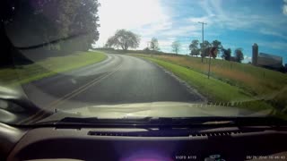 Car Drifting into Oncoming Lane