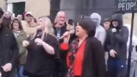 Powerful speech from an Irish lady in Dundalk today: "I'm ready for the fight"