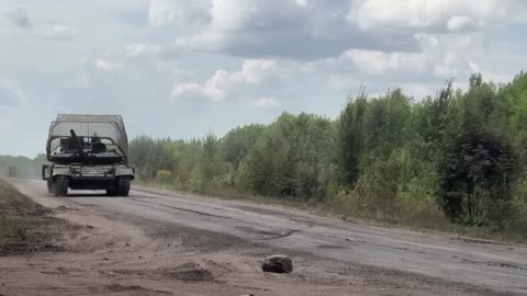 Ukrainian military equipment moved near Russian border