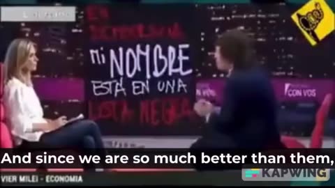 Javier Milei: "You can't give shit leftards an inch!