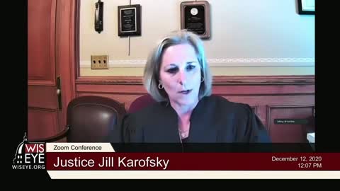 JUSTICE JILL KAROFSKY SHUTDOWN! PARDISON HACK !!!