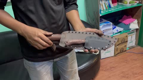 Making Kydex Sheath for Knife (full process)