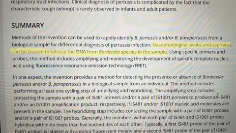 Here is proof positive that the PCR swabs are contaminated with DNA from..