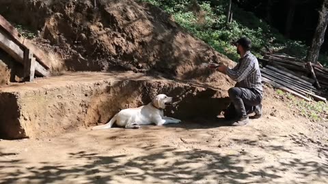 PART 6 Building a dugout in the mountain.