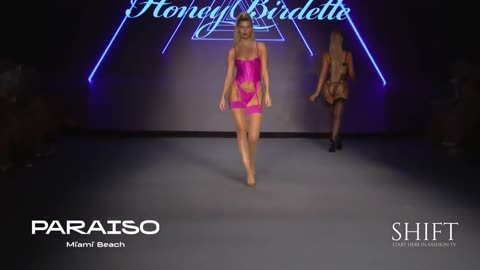 HONEY BIRDETTE LIVE / Lingerie Fashion Show / Miami swim week July 2021