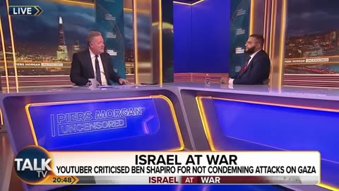 Piers Morgan Refused to condem the killing of Palestinian by IDF