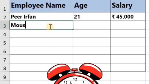 Excel TIps ( Amazing Data Entry Form )