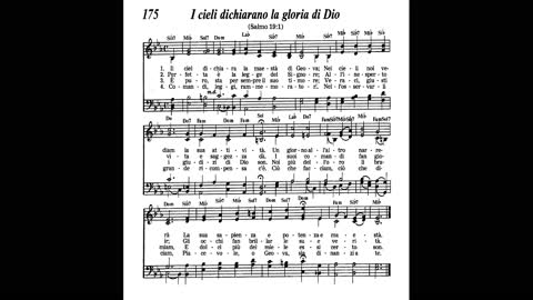 I cieli dichiarano la gloria di Dio (canzone 175 da Cantate lodi a Geova)