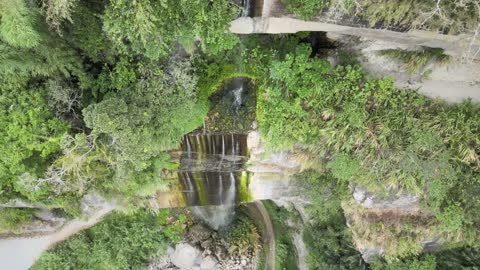 Shuiliandong Waterfall 水濂洞瀑布 🇹🇼 (2020-10) {aerial}
