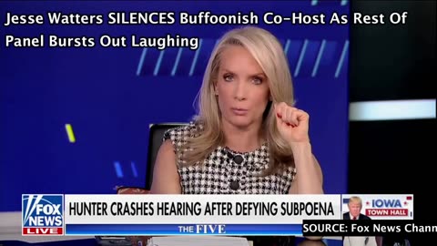Jesse Watters SILENCES Buffoonish Co-Host As Rest of Panel Bursts Out Laughing