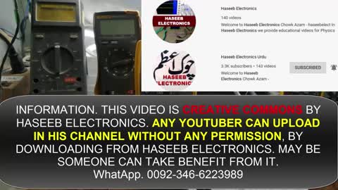 #140 How to Use a Multimeter (Detailed Practical) Haseeb Electronics