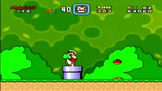 Super Mario World Commentary with a Few Glitches Part 1