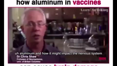 Leading expert explains how Aluminum in vaccines causes brain damage.