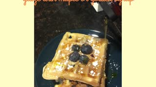 Blueberry Waffles | Papillon Care
