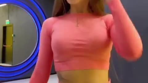 Beautiful girl dancing