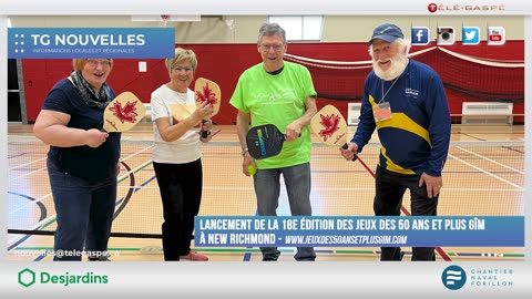 Lancement de la 18e édition des jeux des 50 ans et plus GÎM à New Richmond