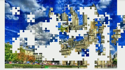 Puzzle. Notre Dame de Paris. Paris.