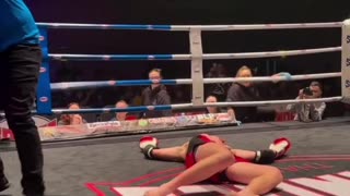 Dancing fight ,beat his opponent down