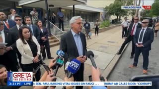 Crooked AG Merrick Garland Speaks to Reporters Following Latest Trump Indictment