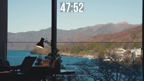 2-HOUR STUDY WITH ME��️ _ calm lofi _ A Sunny Morning in Japan _ with countdown+alarm-(480p)