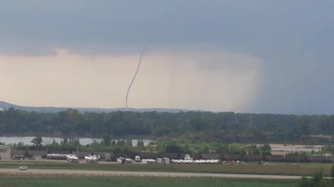 20160804 - Lake Manawa, IA waterspout.