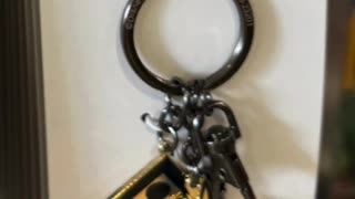 Walt Disney World Castle Shiny Gold Color Keychain #shorts