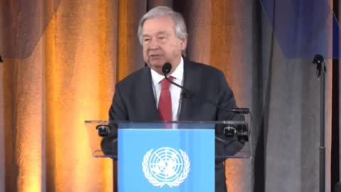 UN Chief: “In the case of climate ... We are the danger"
