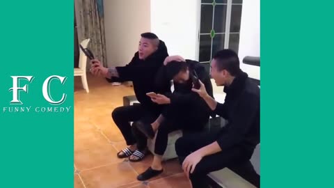 Try Not Laugh Challenge Funny Chinese Vines and Pranks Videos