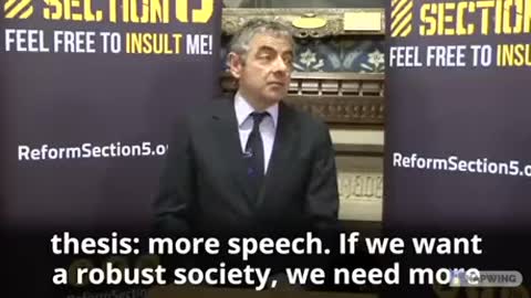 Rowan Atkinson (Mr. Bean) on the state of the UK
