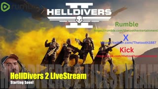 HellDivers 2 LiveStream W/HellDivers 2 w/Shred Freak Games Livestream#RumbleTakeOver!