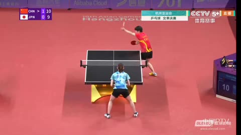 SUN Yingsha vs HAYATA Hina 2023 Asian Games Hangzhou - Women's Singles Gold Medal Match