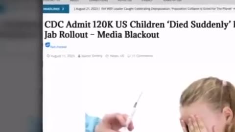 A staggering 120,000 American children “DIED SUDDENLY” following the rollout of the mRNA Covid jabs.