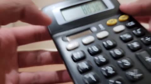 ASMR with a calculator!!