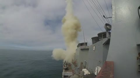 USS Roosevelt (DDG 80) Missile Launch B-roll (MUST SEE)