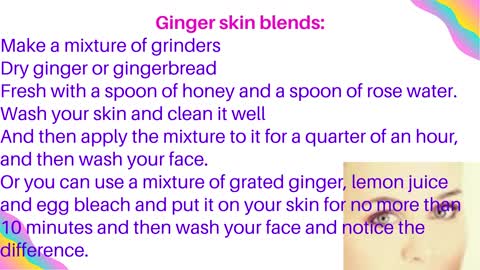 Ginger Benefits in Skin Care
