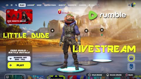 Fortnite LittleDude's Super Memorial Day Stream!!!!