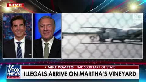 Mike Pompeo reacts to Gov. Ron DeSantis sending illegal migrants to Martha's Vineyard
